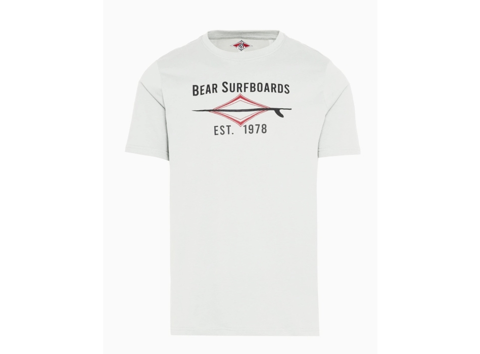 BEAR SURFBOARDS T-SHIRT 1978 WHITE