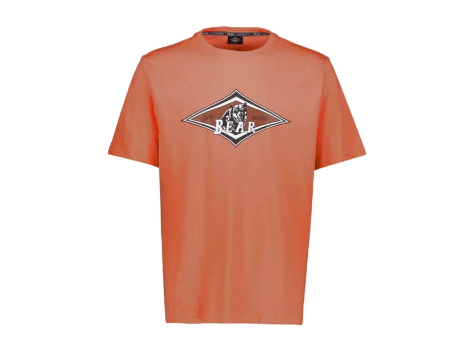 BEAR SURFBOARDS T-SHIRT BIG LOGO LANGOUSTINO