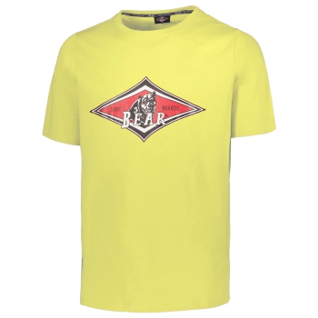 BEAR SURFBOARDS T-SHIRT DEEP LIME LIGHT