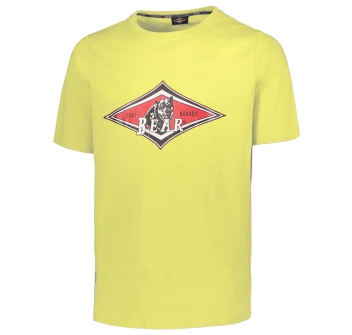 BEAR SURFBOARDS T-SHIRT DEEP LIME LIGHT