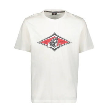 BEAR SURFBOARDS T-SHIRT BIG LOGO WHITE
