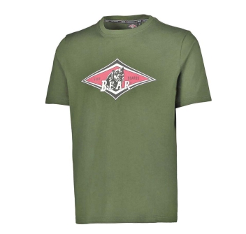 BEAR SURFBOARDS T-SHIRT AGAVE GREEN