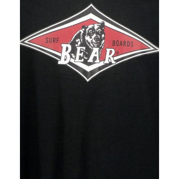 BEAR SURFBOARDS T-SHIRT BLACK