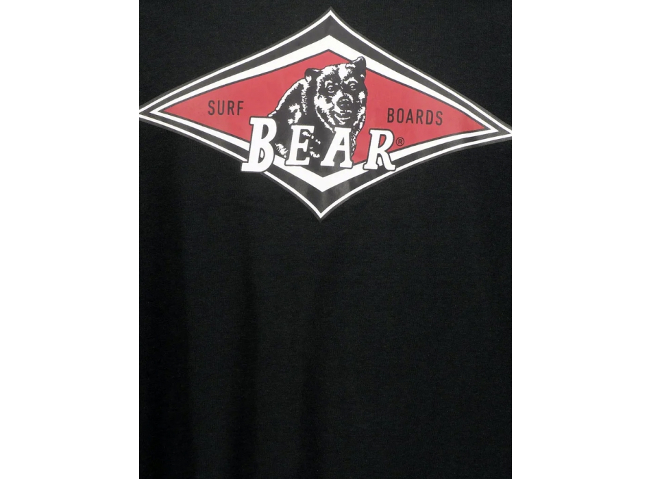 BEAR SURFBOARDS T-SHIRT BLACK