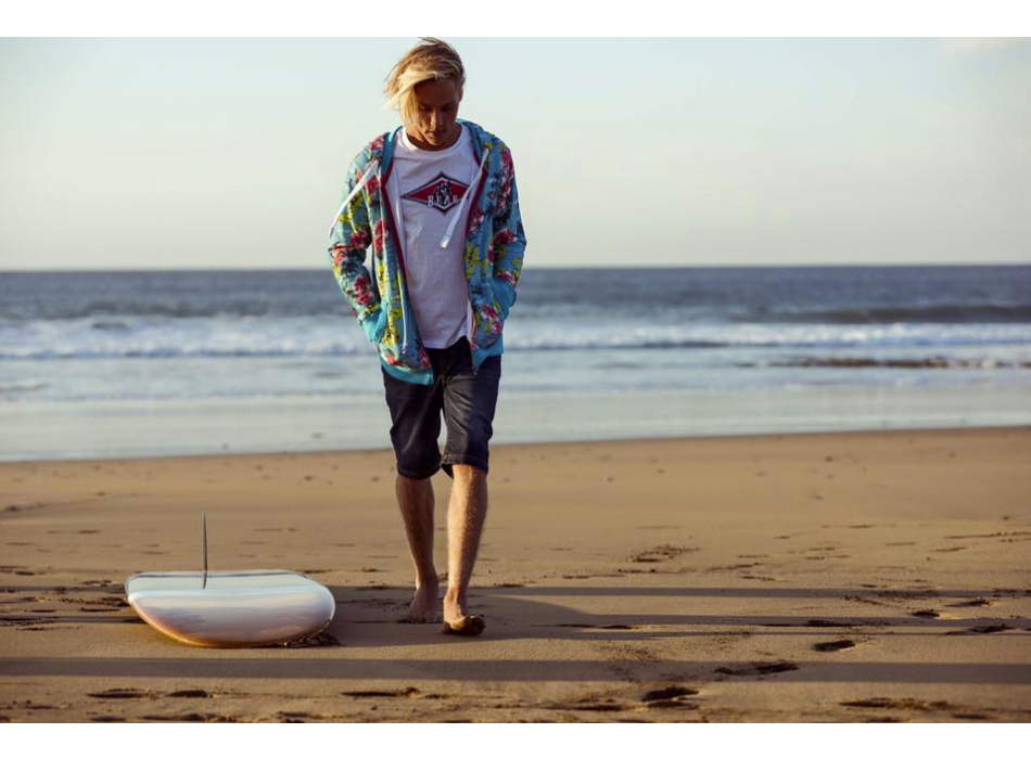 BEAR SURFBOARDS T SHIRT LOGO WHITE