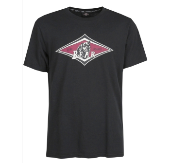 BEAR SURFBOARDS T-SHIRT PIRATE BLACK