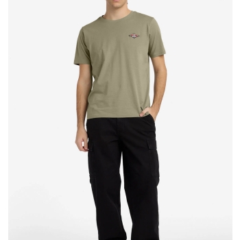 BEAR SURFBOARDS T-SHIRT SMALL LOGO BROWN RICE