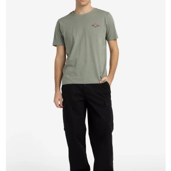 BEAR SURFBOARDS T-SHIRT SMALL LOGO BROWN RICE