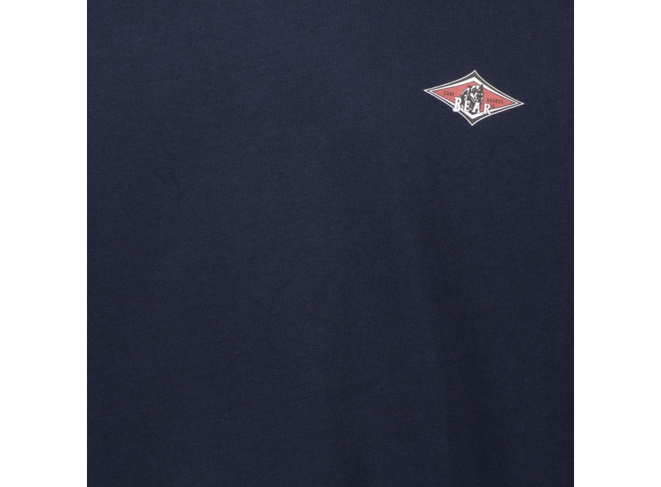 BEAR SURFBOARDS T-SHIRT SMALL LOGO SKY CAPTAIN