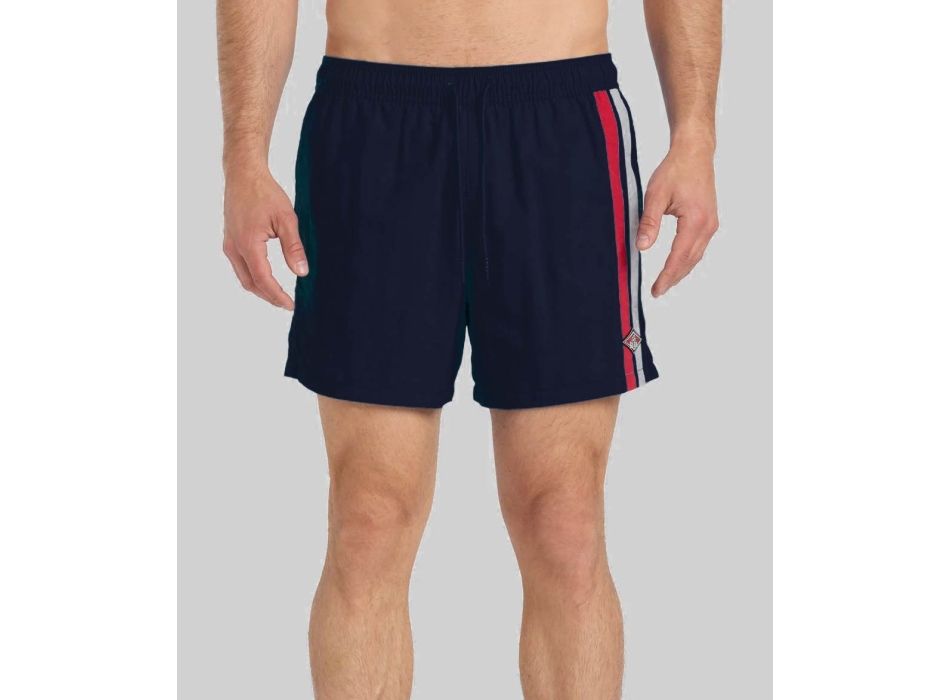 BEAR SURFBOARDS VOLLEY STRIPES SHORTS DRESS BLUE