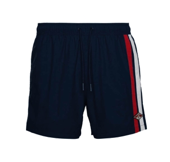 BEAR SURFBOARDS VOLLEY STRIPES SHORTS DRESS BLUE