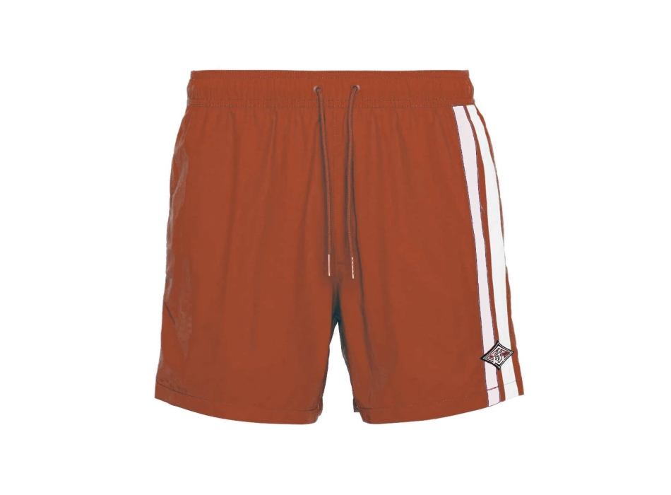 BEAR SURFBOARDS VOLLEY STRIPES SHORTS LANGOUSTINE
