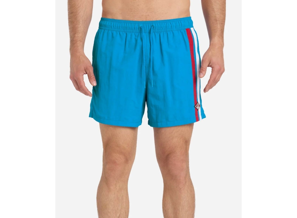 BEAR SURFBOARDS VOLLEY STRIPES SHORTS MOSAIC BLUE