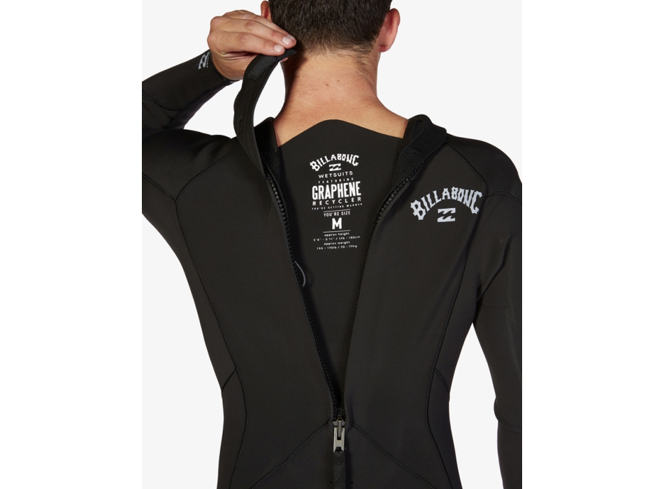 BILLABONG ABSOLUTE BACK ZIP 3/2 WETSUIT