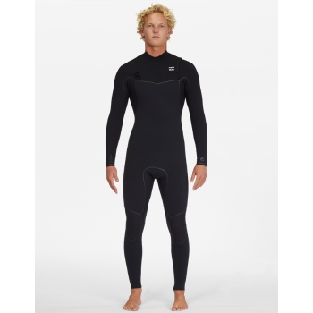 BILLABONG 5/4 FURNACE HOODED CHEST ZIP WETSUIT FOR MEN