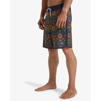 BILLABONG 73 THEME PRO 18.5" BOARDSHORTS GRAPHITE INDIGO