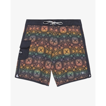BILLABONG 73 THEME PRO 18.5" BOARDSHORTS GRAPHITE INDIGO