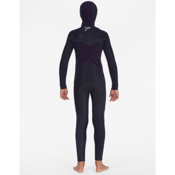 BILLABONG ABSOLUTE 5/4 HOODED CHEST ZIP WETSUIT BOY 8-14
