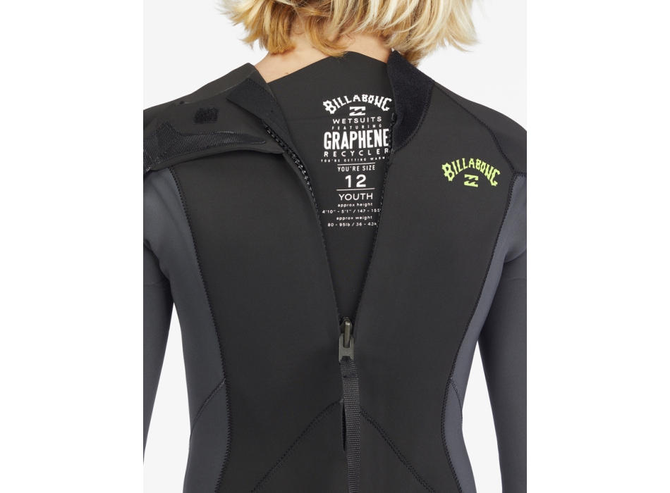 BILLABONG ABSOLUTE 5/4 MM BACK ZIP BOYS