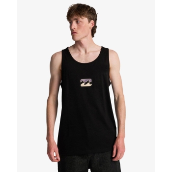 BILLABONG TANK ICON WAVE BLACK