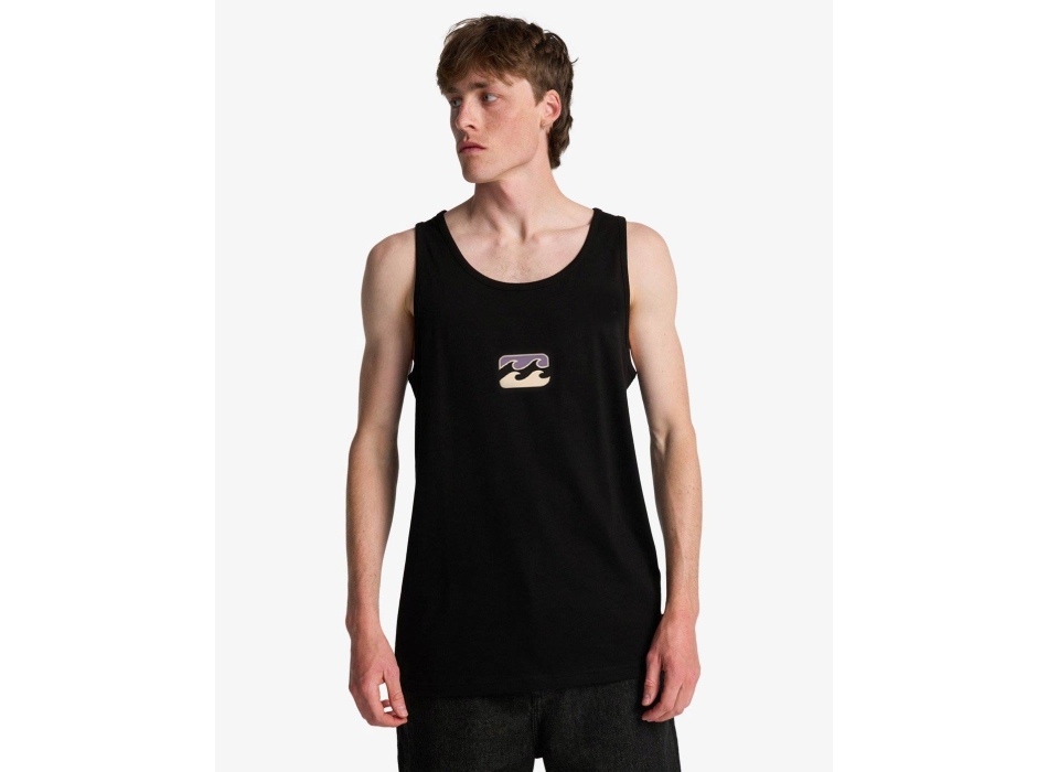 BILLABONG TANK ICON WAVE BLACK