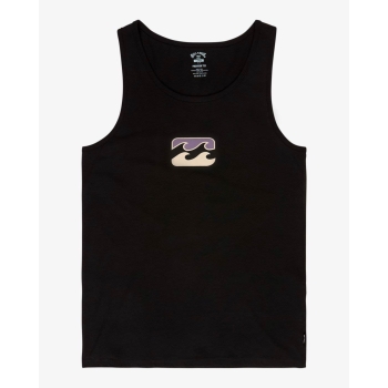 BILLABONG TANK ICON WAVE BLACK