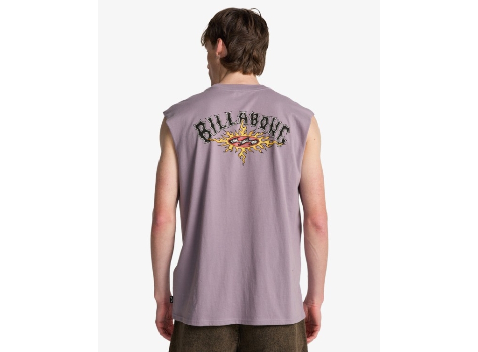 BILLABONG TANK BURN OUT MUSCLE PURPLE ASH