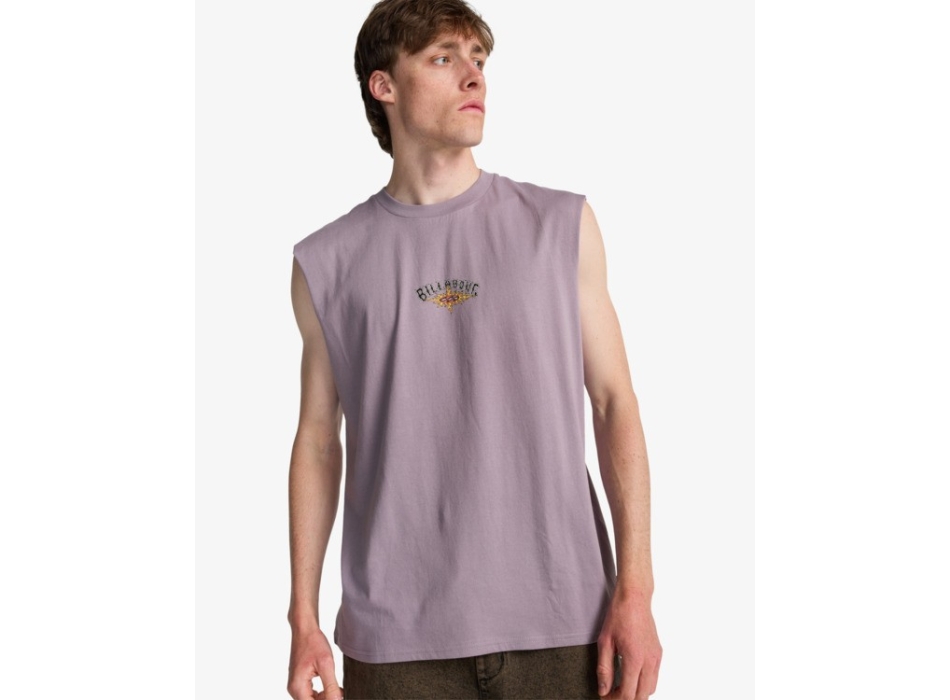 BILLABONG TANK BURN OUT MUSCLE PURPLE ASH