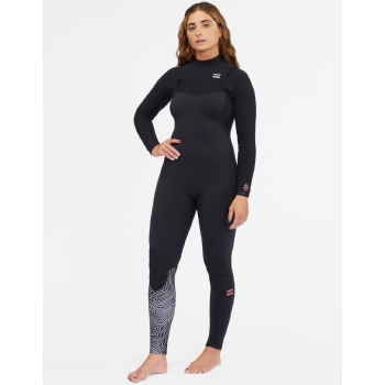 BILLABONG 4/3 FURNACE CHEST ZIP WETSUIT FOR WOMEN