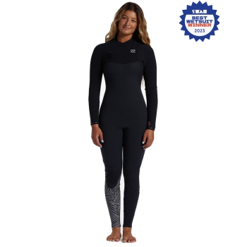 BILLABONG 4/3 FURNACE CHEST ZIP WETSUIT FOR WOMEN
