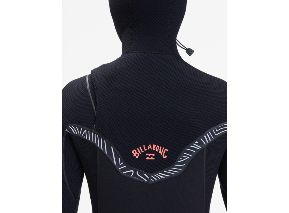 BILLABONG 5/4 FURNACE HOODED CHEST ZIP WETSUIT FOR WOMEN