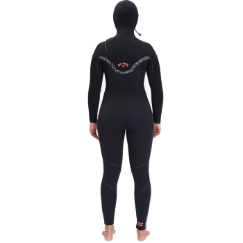 BILLABONG 5/4 FURNACE HOODED CHEST ZIP WETSUIT FOR WOMEN