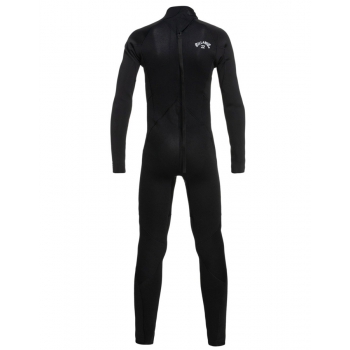 BILLABONG INTRUDER 3/2 MM BACK ZIP JUNIOR BLACK