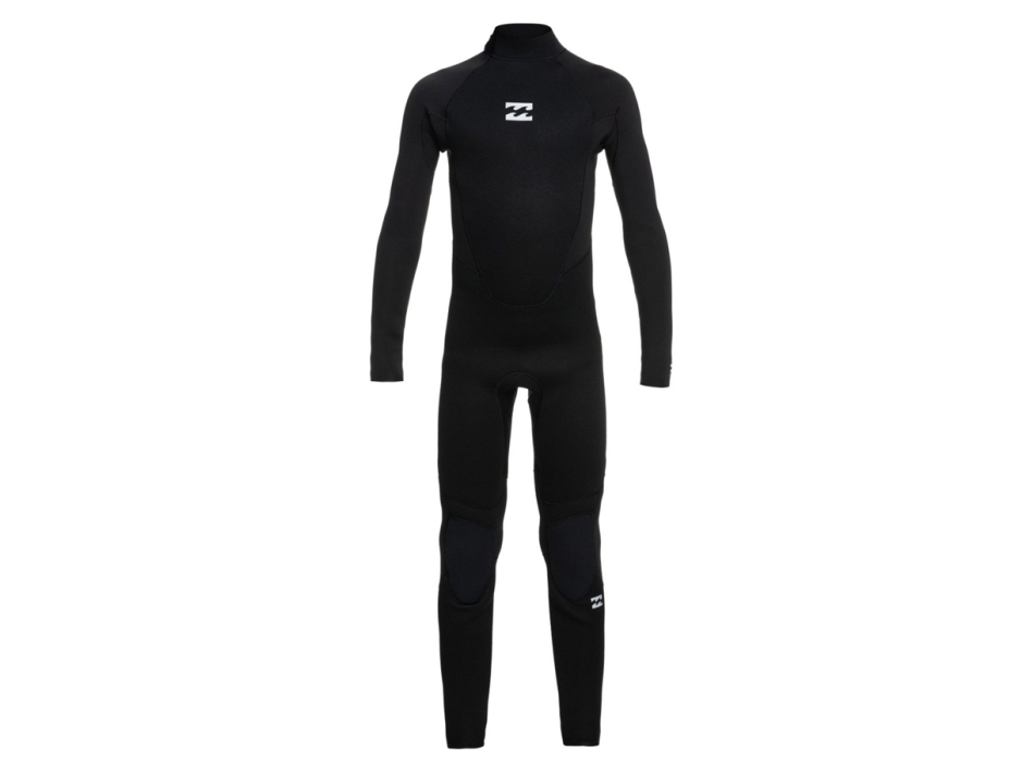 BILLABONG INTRUDER 3/2 MM BACK ZIP JUNIOR BLACK