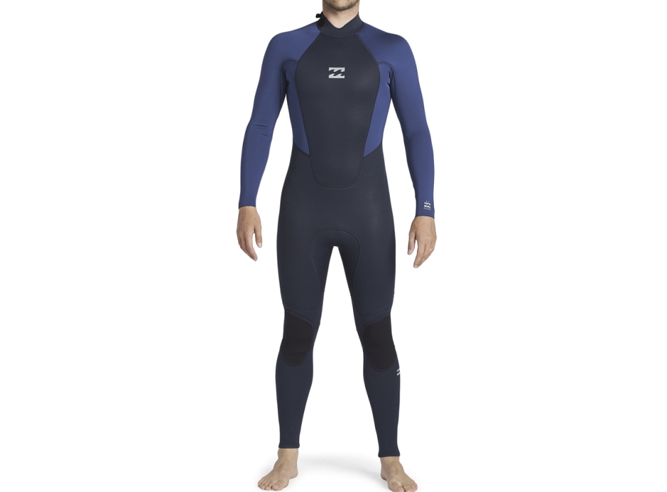 BILLABONG INTRUDER 3/2 MM BACK ZIP NAVY