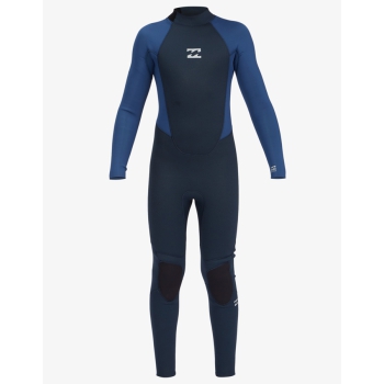 BILLABONG INTRUDER 3/2 MM BACK ZIP NAVY
