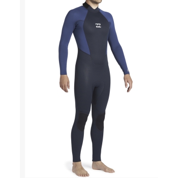 BILLABONG INTRUDER 3/2 MM BACK ZIP NAVY