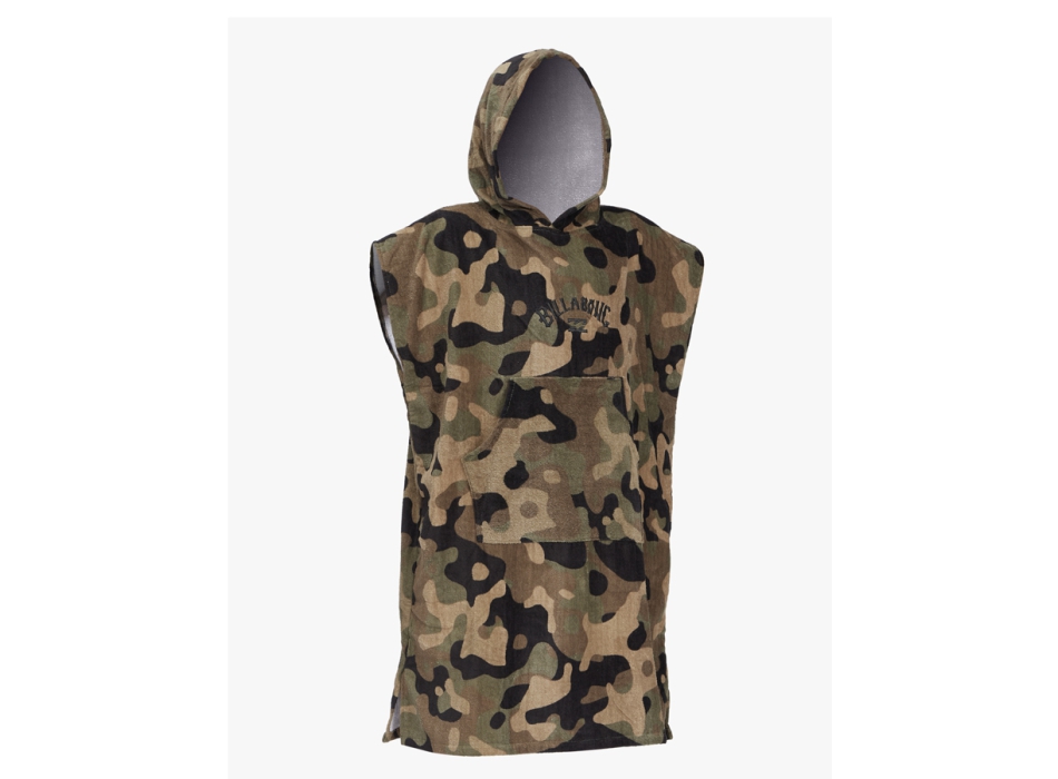 BILLABONG HOODED PONCHO TOWEL CAMO