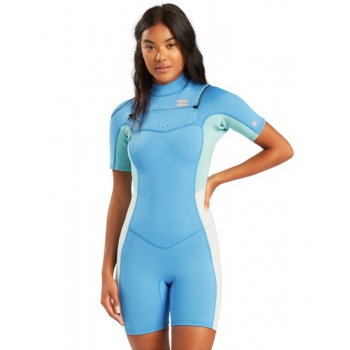 BILLABONG SYNERGY 2/2 SHORT SLEEVE FRONT ZIP