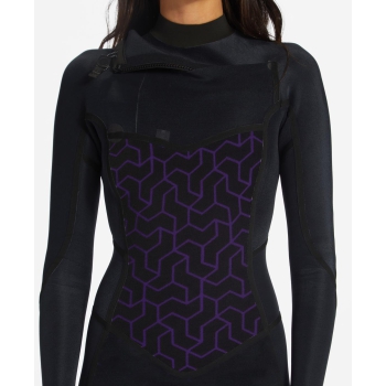 BILLABONG 4/3 SYNERGY CHEST ZIP WETSUIT FOR WOMEN