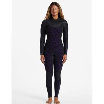 BILLABONG 4/3 SYNERGY CHEST ZIP WETSUIT FOR WOMEN