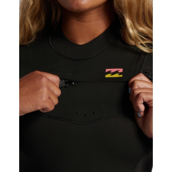 BILLABONG 4/3 SYNERGY CHEST ZIP WETSUIT FOR WOMEN