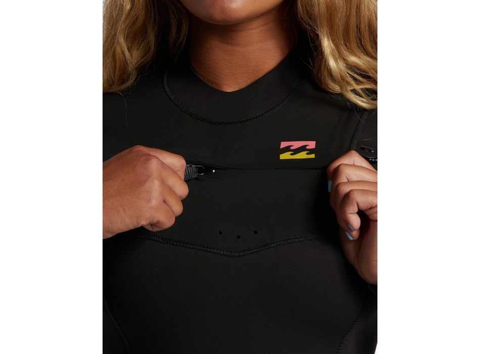 BILLABONG 4/3 SYNERGY CHEST ZIP WETSUIT FOR WOMEN