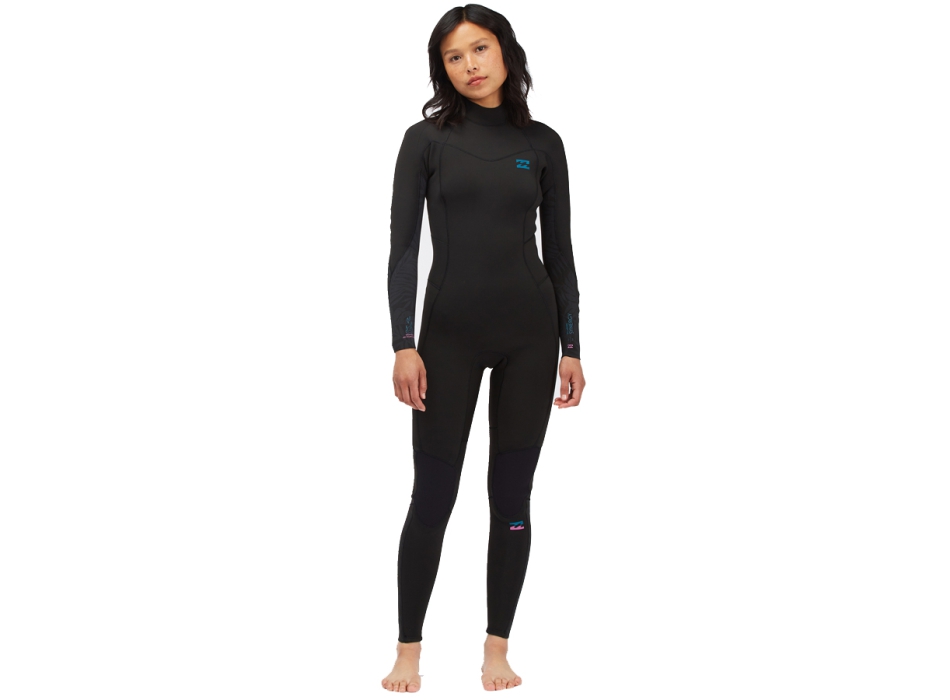 BILLABONG 5/4 SYNERGY BACK ZIP WETSUIT FOR WOMEN