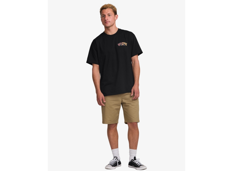 BILLABONG THROWBACK REGULAR T-SHIRT BLACK