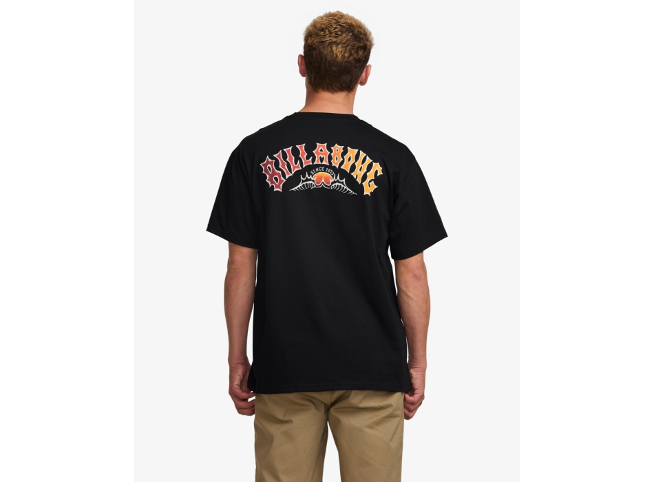 BILLABONG THROWBACK REGULAR T-SHIRT BLACK