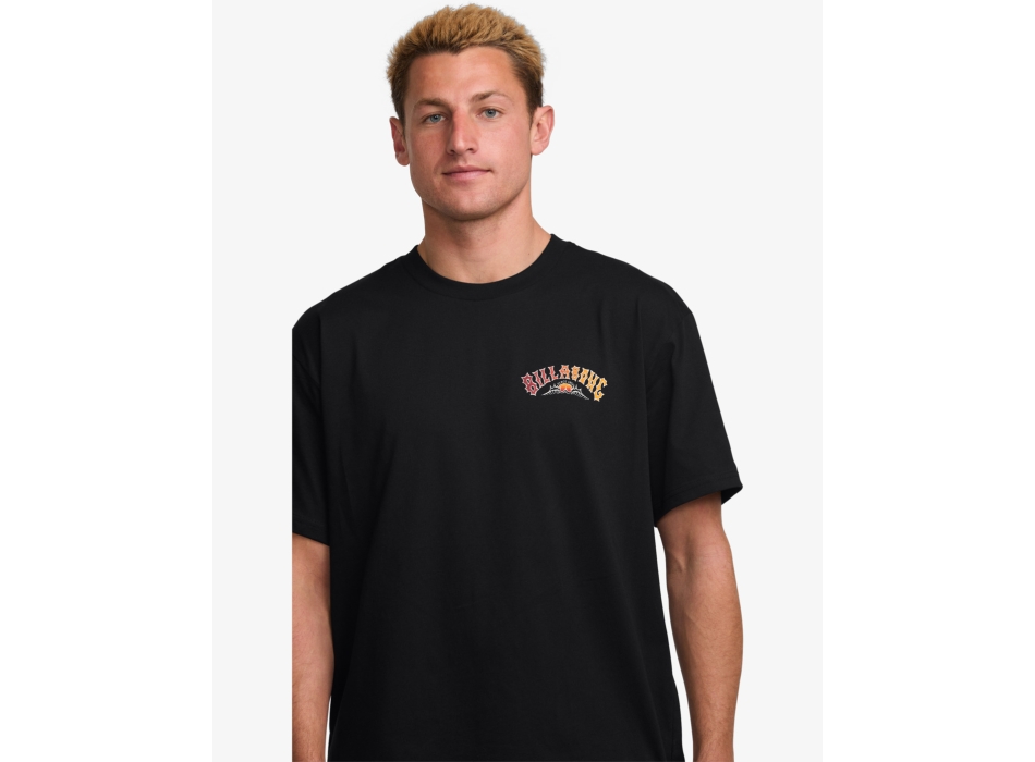 BILLABONG THROWBACK REGULAR T-SHIRT BLACK
