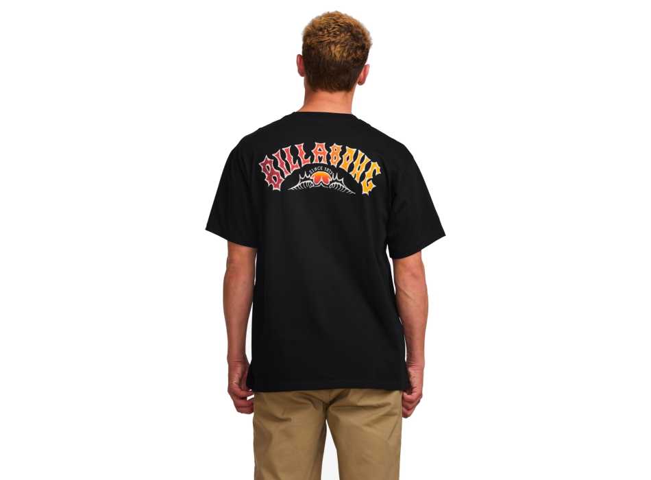 BILLABONG THROWBACK REGULAR T-SHIRT BLACK