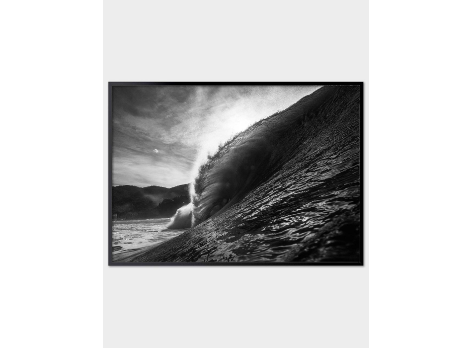 BLACK WAVE LEVANTO PHOTO PRINT