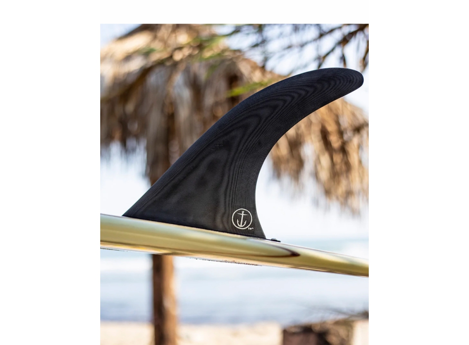 CAPTAIN FIN 10" RAKED LONGBOARD FIN BLACK